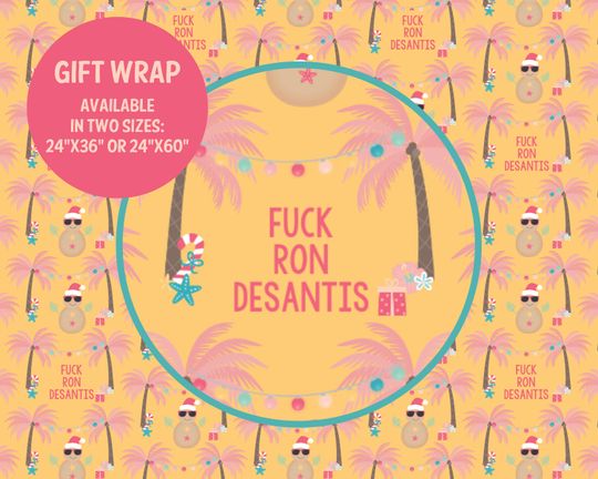 F*ck Ron DeSantis Florida Politics Funny Rude Liberal Anti Republican