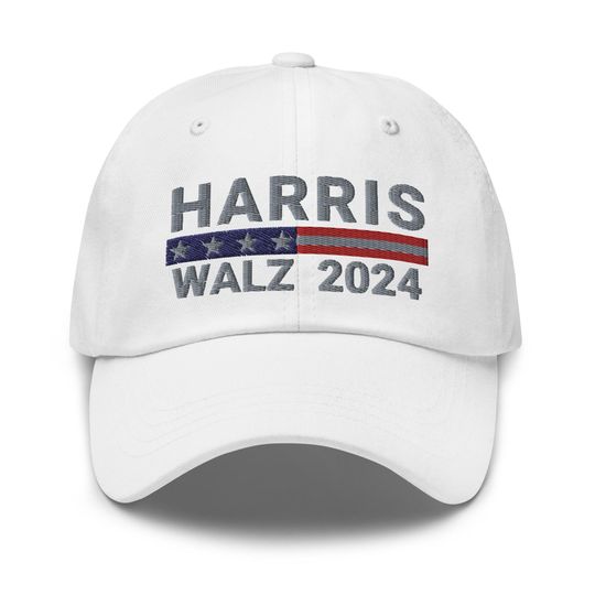 Harris Walz 2024 Hat, President Harris, Embroidered Dad Cap, Harris Walz 2024 Dad Hat