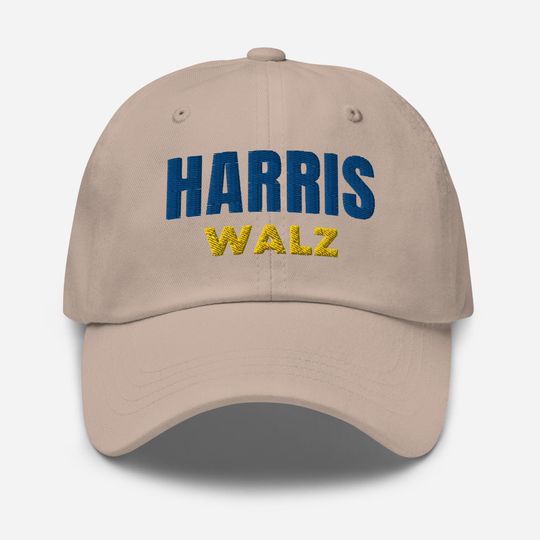 Harris Walz 2024 Embroidered Hat, Harris Walz Cap, 2024 Elections