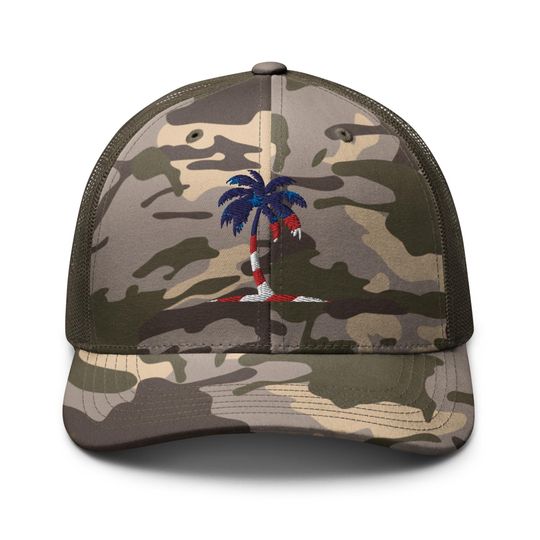 Harris Coconut Tree Baseball Hat, Harris 2024 Hat for Men