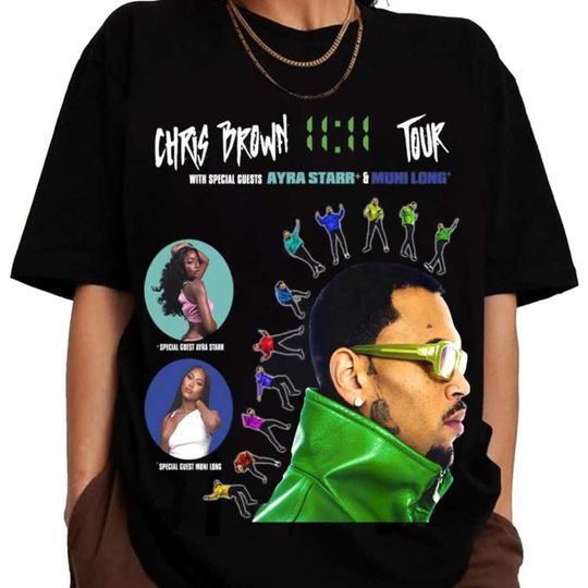 Chris Brown 11:11 Tour 2024 Shirt, Chris Brown Fan Shirt, Chris Brown 2024 Concert, 11 11 Tour 2024, Chris Brown 11 11 Tour Tee