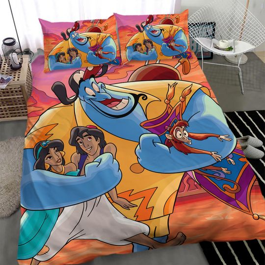 I'm Big Fan Of Aladdin Disney Bedding Set