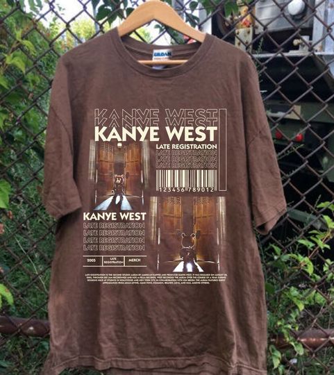 Album Late Registration shirt, Kanye West Vintage , Kanye West Tour Shirt, Kanye West Shirt Gift for men women unisex tshirt