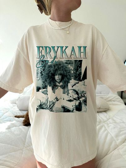 Retro Erykah badu Shirt, Erykah Music Concert Tour shirt, Erykah Concert Tshirt, Gift for men women unisex tshirt