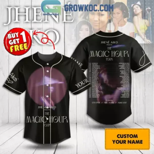 Jhene Aiko The Magic Hour Tour 2024 Fan Personalized Baseball Jersey Shirt