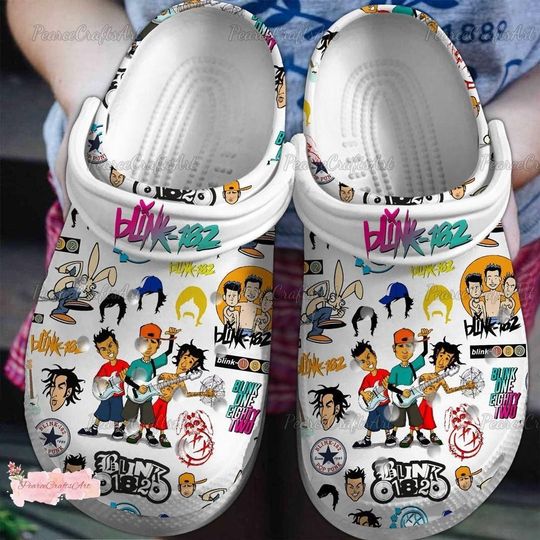 B182 Clogs, B182 Sandals, B182 Band Shoes, B182 Tour Sandals, B182 Album Shoes, B182 Merch Gift