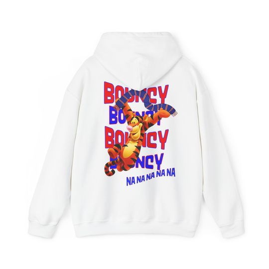 Rangers Adult Hoodie, Bouncy Bouncy, Red White and Blue, Kids Hoodie , Glasgow Rangers, Rangers Fan, Gift, RFC Clothing