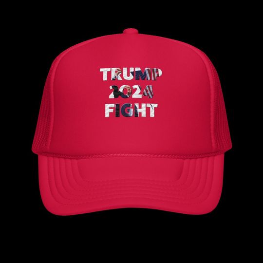 TRUMP 2024 MAGA style FIGHT hat. one size fits all