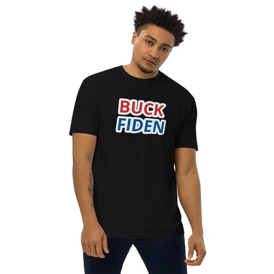 BUCK FIDEN Premium Heavyweight Tee FJB Trump Trump2024