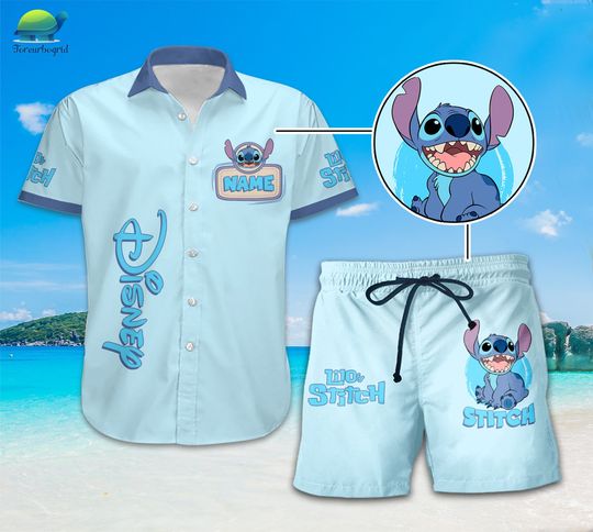 Custom Stitch Summer Vacation Shirt | Disneyworld Stitch Hawaiian Shirt | Lilo And Stitch Shirt | Family Trip Shirt | Family Trip Shirt