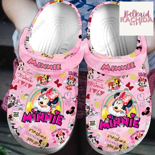 Halloween Minnie Clogs, Disney Mouse Clogs, Mickey And Friends Clogs