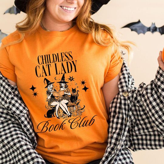Childless Cat Lady Book Club Shirt Childless Cat Lady Shirt Kamala Harris 2024 Shirt