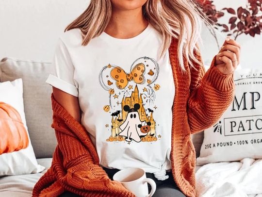 Halloween Mickey Cotton Tee, Graphic Tshirt for men, women, Unisex, Trending Halloween Gifts