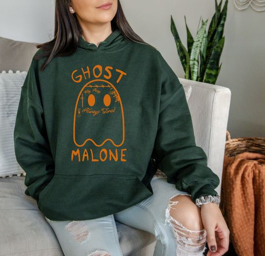 Ghost Malone Hoodie, Halloween Hoodie, Cute Ghost Hoodie, Funny Halloween Hoodie, Stay Spooky, Spooky Hoodie