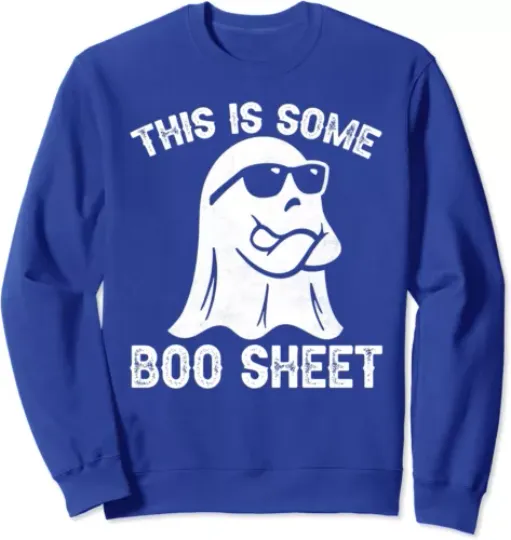 Halloween Boo Ghost Costume This Is Some Boo Sheet Unisex Crewneck Sweatshirt