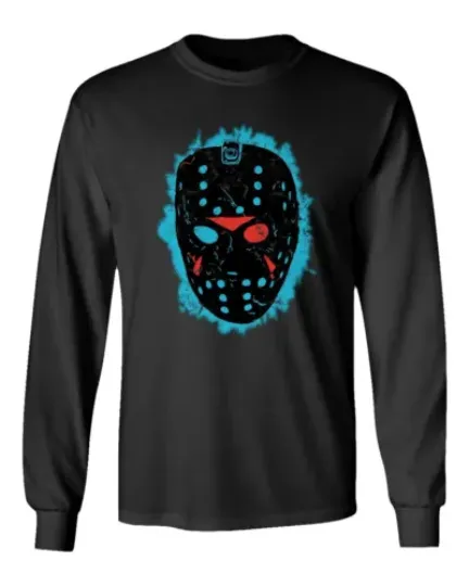Friday 13th Shirt Horror Freddy Jason Halloween Men's Long Sleeve T-Shirt