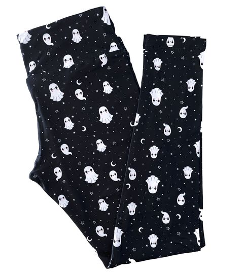Celestial Ghost Leggings | Halloween legging Yoga Pants | Kawaii Clothes | Halloween Gift For Women