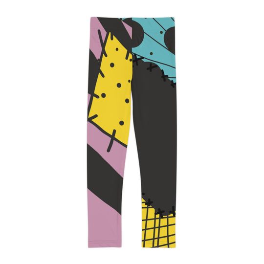 Sally Kids Leggings, Nightmare Leggings | Halloween legging Yoga Pants | Kawaii Clothes | Halloween Gift For Women