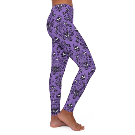 Haunted Mansion Leggings | Halloween legging Yoga Pants | Kawaii Clothes | Halloween Gift For Women