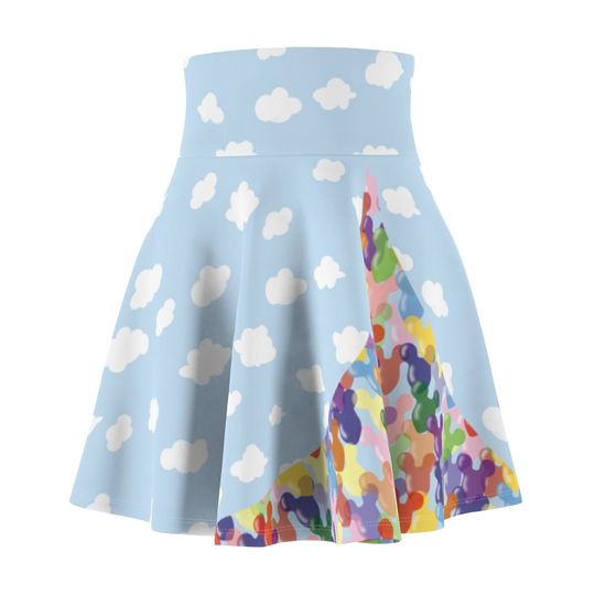 Theme Park Balloons Women's Skirt | Halloween Skater Skirt | Cosplay Costume | Halloween Gift For Women