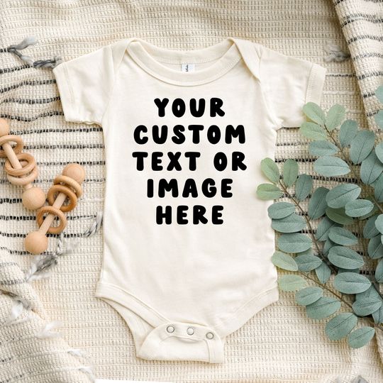 Custom Baby Bodysuit | Royal Blue Personalized Baby Bodysuit | Customizable Baby Bodysuit | Baby Shower Gift | Custom Baby Shirt