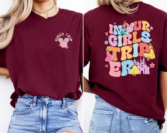 In Our Disney Girls Trip Era Shirt, Disneyland Vacation Matching Shirt, Besties Vacation Shirt, Disneyland WDW Trip 2024 Shirt