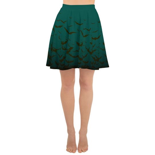 Oogie Bash Halloween Women's Skirt | Halloween Skater Skirt | Cosplay Costume | Halloween Gift For Women