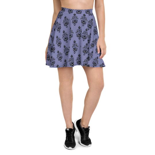 Haunted House Women's Skirt | Halloween Skater Skirt | Cosplay Costume | Halloween Gift For Women