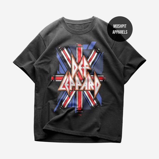 Def Leppard T-Shirt - Rock Music Shirt - Hysteria Album - Pyromania Album