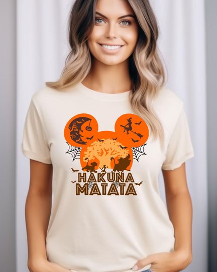 Hakuna Matata Halloween Shirt, Disney Family Halloween T-Shirt