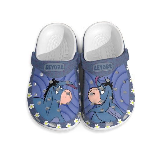 Winnie The Pooh Eeyore Disney Clogs, Cartoon Slippers, Cartoon Clogs Shoes