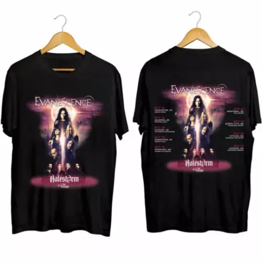 Evanescence 2024 Tour Shirt, Evanescence Band Fan Shirt, Evanescence 2024 Shirt