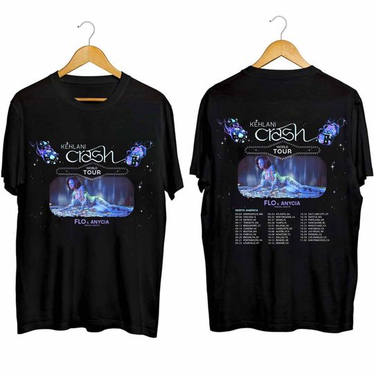 Kehlani Crash World Tour 2024 Shirt, Kehlani Fan Gift Shirt, Kehlani 2024 Concert Shirt, Kehlani Ashley 2024 Tour Shirt, Kehlani Fan Tee