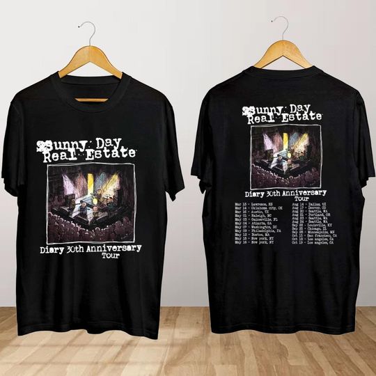 Sunny Day Real Estate 30th Anniversary Tour 2024 T-Shirt, Sunny Day Real Estate T-Shirt, Sunny Day Real Estate Merch