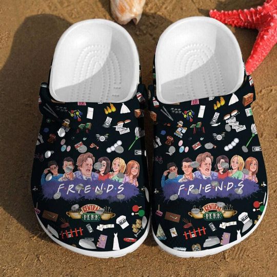 Friends Movie Clogs, I'll Be There For You Friends Sitcom Shoes, Friends Sitcom Clogs, Friends Sitcom Gifts, Friends Sitcom Shoes