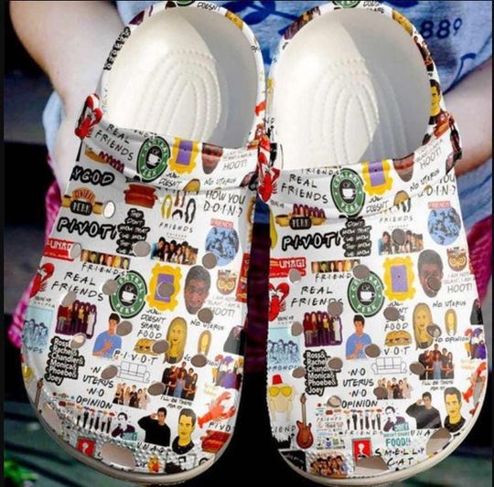 Friends Clogs, Real Friends, I'll Be There For You Friends Sitcom Clogs, Friends Sitcom Clogs, Friends Sitcom Gifts, Friends Sitcom
