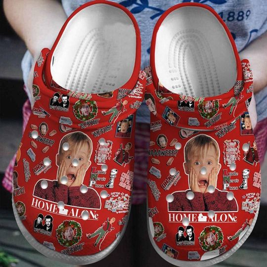 Home Alone Clogs, Christmas Gift, Home Alone Sandals, Home Alone Christmas Slippers, Home Alone Summer Shoes, Xmas Movie Sandals