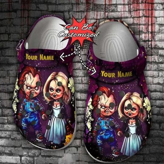 Chucky Clogs, Chucky Shoes, Child's Play Film Clogs, Halloween Gifts, Horror Movie Clogs Shoes, Clogs For Men Women, Christmas Gift