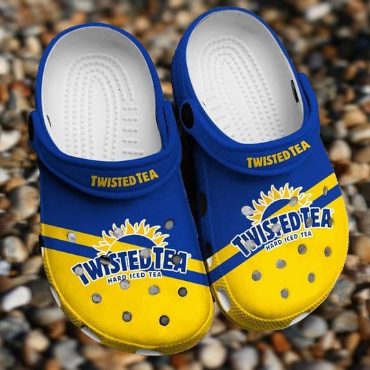 Twisted Tea Clogs, Twisted Tea Shoes, Twisted Tea Hard Ice Tea Clogs, Twisted Tea Gifts, Summer Shoes, Clogs For Men, Women Clogs