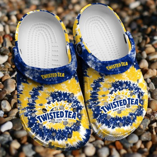 Twisted Tea Clogs, Twisted Tea Shoes, Tie Dye Lover Twisted Tea Clogs, Twisted Tea Gifts, Summer Shoes, Clogs For Men, Women Clogs