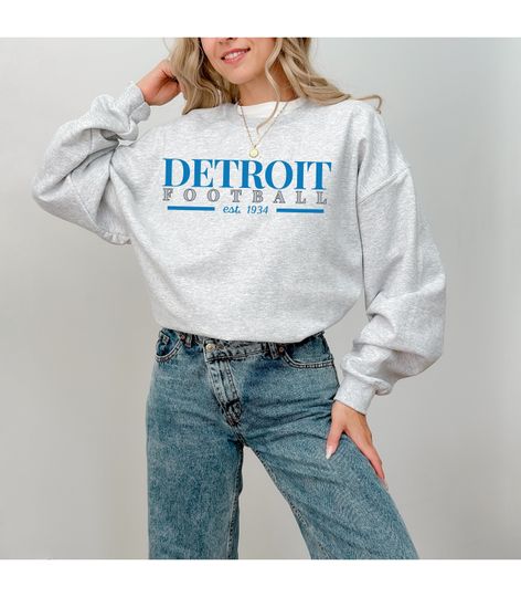 Womens Detroit Lions Sweatshirt, Detroit Lions Sweatshirt, Detroit Lions Grit, Detroit City, Detroit Lions Football