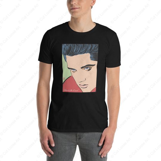 Don't Be Cruel - Elvis - Black 100% Cotton Short-Sleeve Unisex T-Shirt