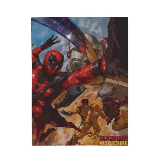 Deadpool and Wolverine Plush Blanket