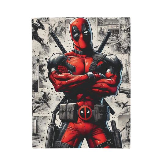 Deadpool Plush Blanket