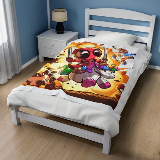 Marvel X-Men Deadpool and Wolverine Movie 2024, Wolverine Logan Blankets, MCU Fan, Marvel Bestie Couple Tee, Family Birthday, Marvel Comics