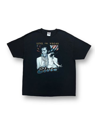 Vintage Y2K Elvis Presley Rock Band T-shirt