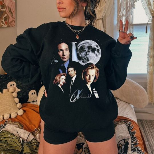 Vintage The X-Files movie series Shirt, Vintage The X-files  Full Moon shirt, The X-files retro shirt