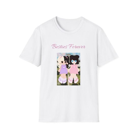 Besties Forever T-shirt | Cotton Short Sleeve Music Shirt | Melanie Martinez Merch