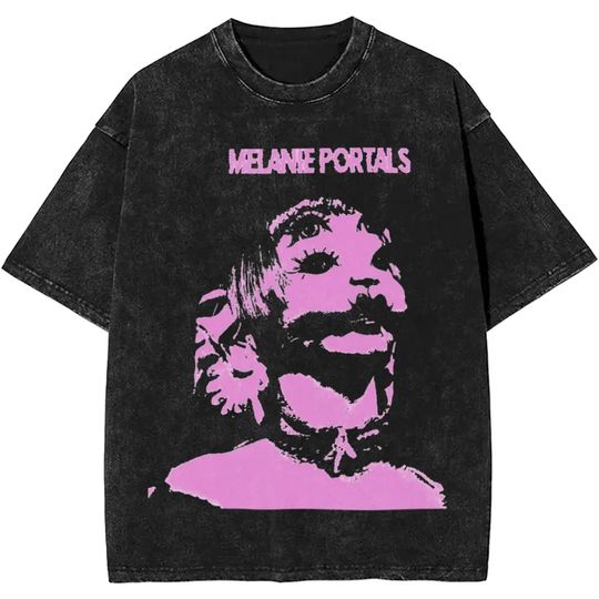 Melanie Martinez Portals Creature Face T-Shirt | Cotton Short Sleeve Music Shirt | Melanie Martinez Merch