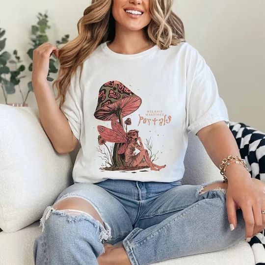 Vintage The Trilogy Tour 2024 Shirt, Portals Album Shirt, Melanie Martinez Tour T-Shirt, Gift for Women and Men, Unisex T-Shirt, Trendy Tee